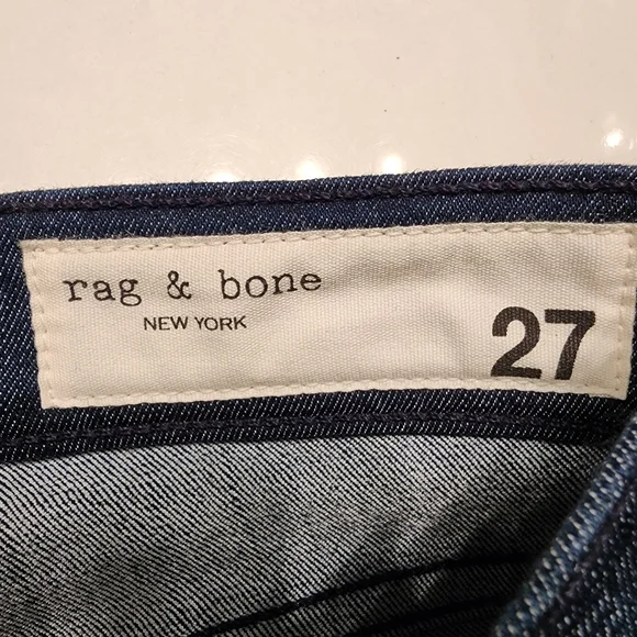Rag & Bone Ankle Skinny Jeans In Tonal River Size 27 - Picture 12 of 15
